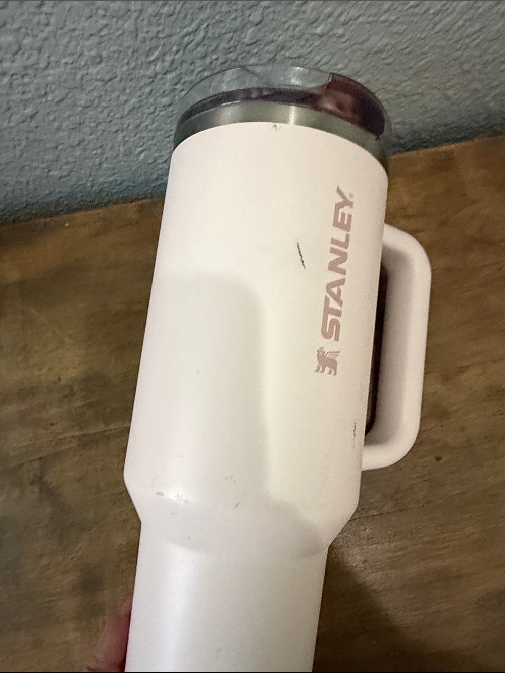 Stanley Blush Pink Insulated Travel Mug with Handle 40oz - Picture 6 of 8